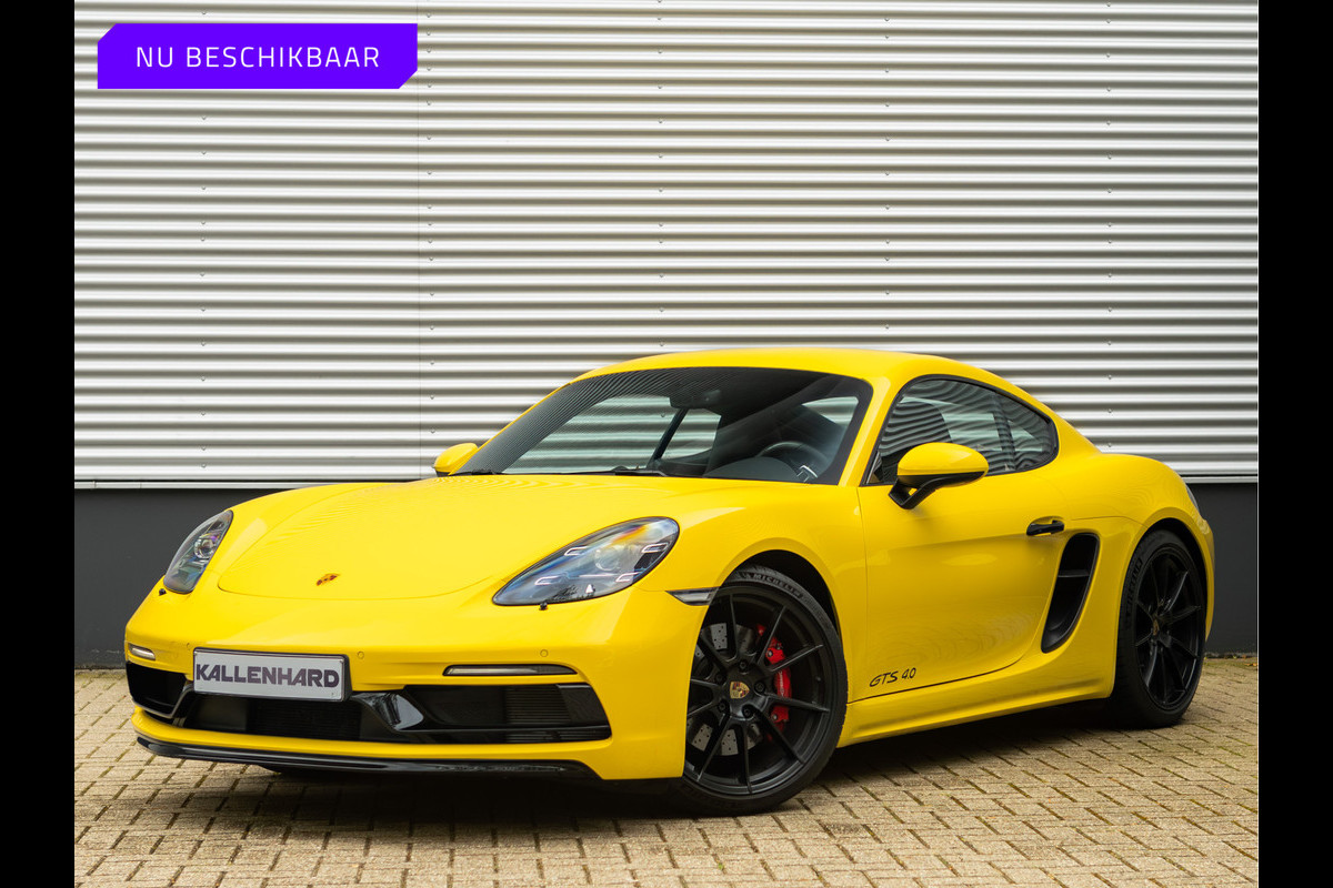 Porsche 718 Cayman GTS 4.0 - PDK - PASM - 18-Wegstoelen - Stoelventilatie - Bose Audio