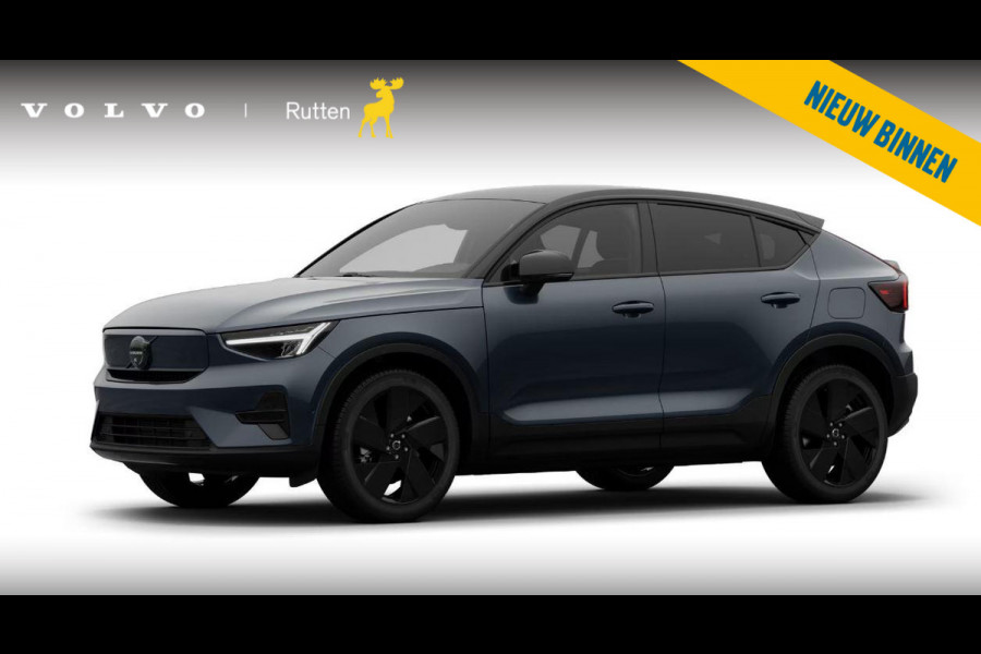 Volvo EC40 Single Motor Extended Range Ultra Europa Black Edition 82kWh / Panoramadak / 360 Camera / Extra getint glas / 20'' Velgen / MicrTech/Nubuck bekleding