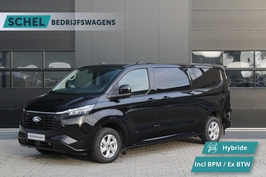 Ford Transit Custom 320 2.5 PHEV L2H1 Limited 232pk - 2x Schuifdeur - Trekhaak - Stoel/Stuurverwarming - Blindspot - Keyless - Rijklaar