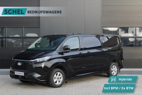 Ford Transit Custom 320 2.5 PHEV L2H1 Limited 232pk - 2x Schuifdeur - Trekhaak - Stoel/Stuurverwarming - Blindspot - Keyless - Rijklaar