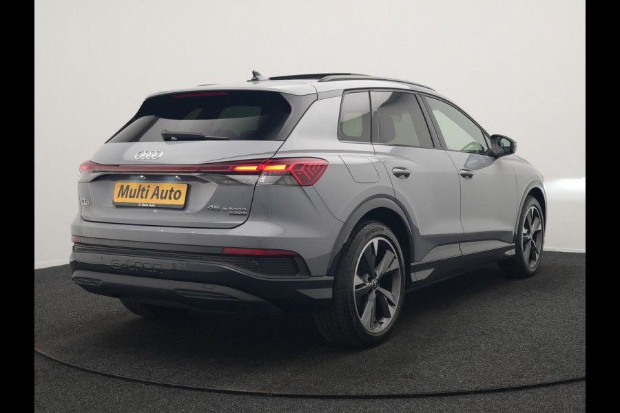 Audi Q4 e-tron 45 Quattro Edition 77 kWh 265pk Dealer O.H. | Panodak | Sonos Audio | Sfeerverlichting | Lederen Sportstoelen Verwarmd | Apple Carplay | Navigatie | DAB | 20"L.M |