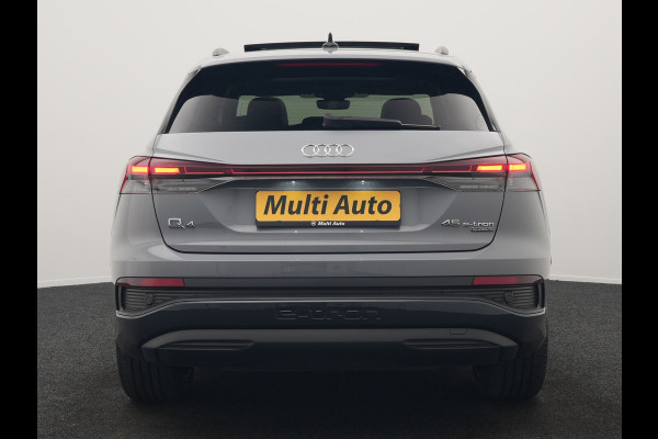 Audi Q4 e-tron 45 Quattro Edition 77 kWh 265pk Dealer O.H. | Panodak | Sonos Audio | Sfeerverlichting | Lederen Sportstoelen Verwarmd | Apple Carplay | Navigatie | DAB | 20"L.M |