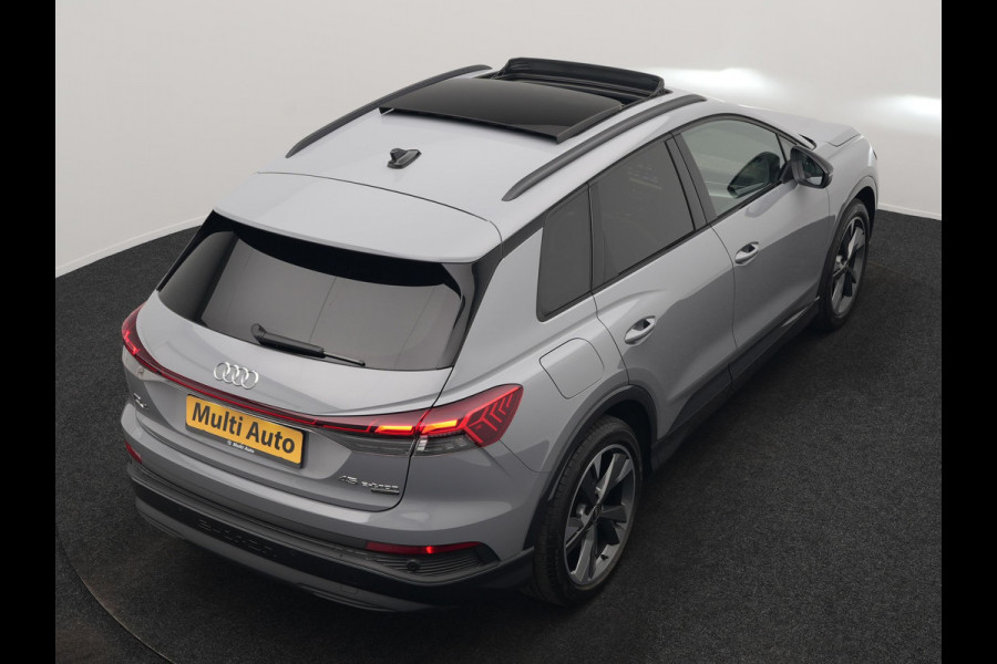 Audi Q4 e-tron 45 Quattro Edition 77 kWh 265pk Dealer O.H. | Panodak | Sonos Audio | Sfeerverlichting | Lederen Sportstoelen Verwarmd | Apple Carplay | Navigatie | DAB | 20"L.M |