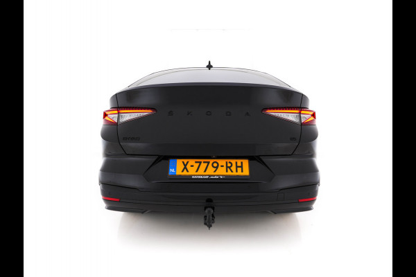 Škoda Enyaq Coupé 85 Sportline [ 3-Fase ] {SOH-95%} (INCL.BTW) *PANO | ADAPTIVE-CRUISE | LEATHER-ALCANTARA | FULL-LED | BLINDSPOT | HEATED-SPORTSEATS | CAMERA | KEYLESS | PRIVACY-GLASS | SHIFT-PADLLES | TOWBAR | 20''ALU*