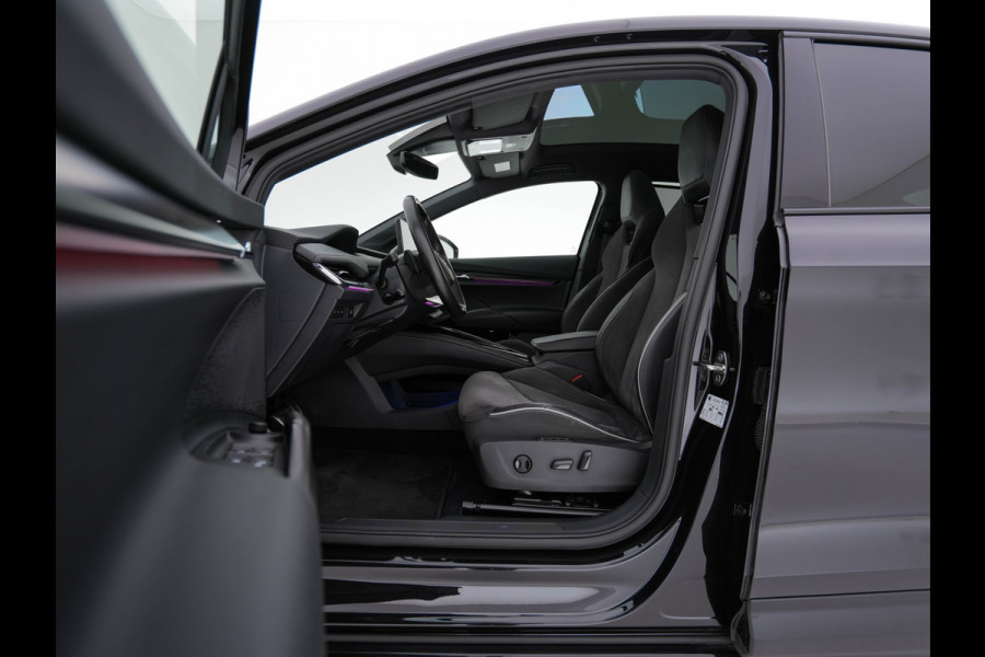 Škoda Enyaq Coupé 85 Sportline [ 3-Fase ] {SOH-95%} (INCL.BTW) *PANO | ADAPTIVE-CRUISE | LEATHER-ALCANTARA | FULL-LED | BLINDSPOT | HEATED-SPORTSEATS | CAMERA | KEYLESS | PRIVACY-GLASS | SHIFT-PADLLES | TOWBAR | 20''ALU*