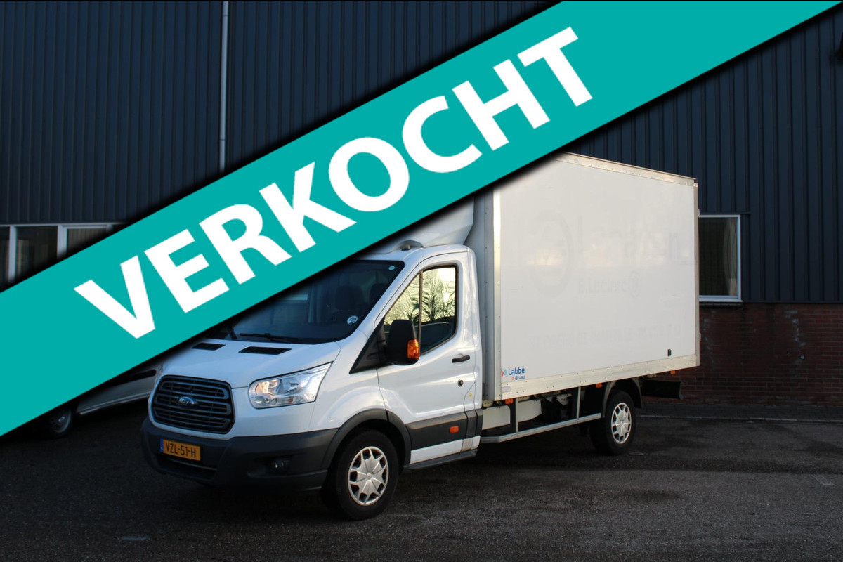 Ford Transit 350 2.0 TDCI L4H1 Trend / Bakwagen *LAADKLEP*/ 4x2x2 afmeting / 3 zits / Meubelbak