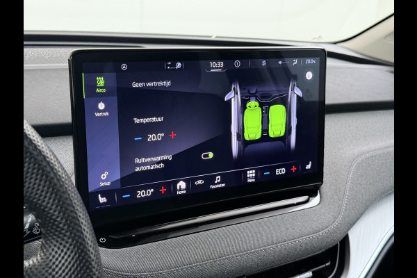 Škoda ENYAQ iV 60 Panoramadak Warmtepomp Trekhaak SOH 93% Elek.Stoel+Memory Navi 3-Zone Ecc 360°Camera Adap.Cruise Apple Carplay Android Auto Stoel+Stuurverwarming Lmv P Assist Keyless advanced Led Matrix Klimaat Plus Origineel Nederlandse Auto 1.000KG Trekgewicht