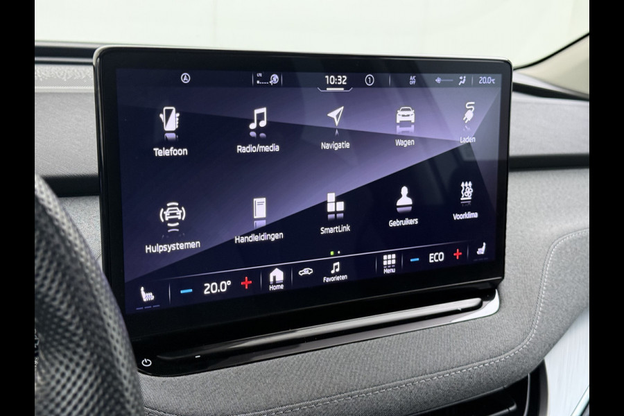 Škoda ENYAQ iV 60 Panoramadak Warmtepomp Trekhaak SOH 93% Elek.Stoel+Memory Navi 3-Zone Ecc 360°Camera Adap.Cruise Apple Carplay Android Auto Stoel+Stuurverwarming Lmv P Assist Keyless advanced Led Matrix Klimaat Plus Origineel Nederlandse Auto 1.000KG Trekgewicht