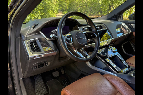 Jaguar I-PACE EV400 HSE 90 kWh - SOH 99,8%!! Leder, stuurverw. Elek. verstelb. verw. en verk. voorstoelen, airco, Navi!
