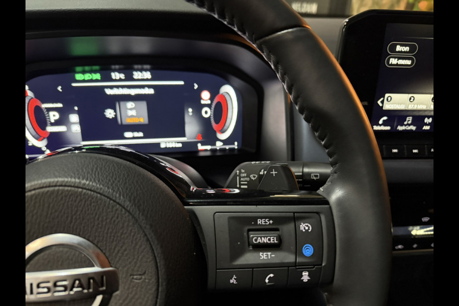 Nissan QASHQAI 1.3 MHEV Tekna Plus Garantie Pano Leder Memory Head-Up Bose ACC 360 Camera StuurVW StoelVW Elek Achterklep Rijklaar