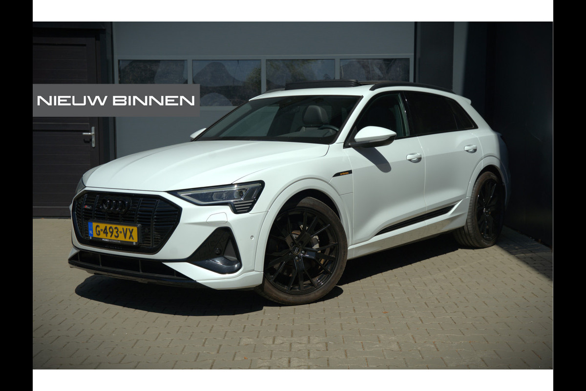 Audi e-tron e-tron 50 quattro Launch edition Black 71 kWh | Black Edition | Panoramadak | Memory Seat | Luchtvering | Adaptive Cruise Control | Keyless | Matrix LED | Stoelverwarming | NAP | SOH 92,28%