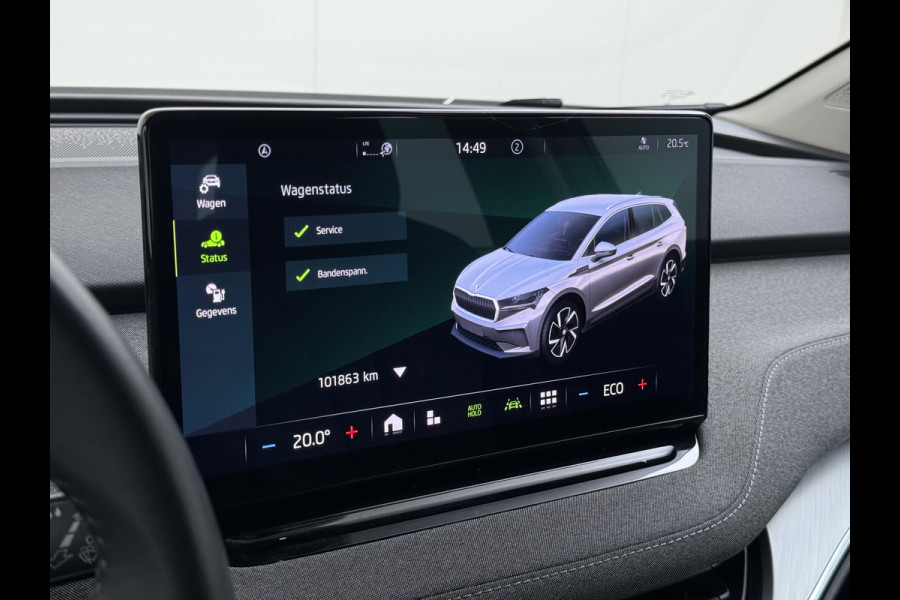 Škoda ENYAQ iV 60 Trekhaak SOH 94% Camera Navi Ecc Apple Carplay Android Auto Pdc Keyless-go Led Lmv Bluetooth Rijstrooksensor P Assist 1.000KG Trekgewicht Origineel Nederlandse Auto