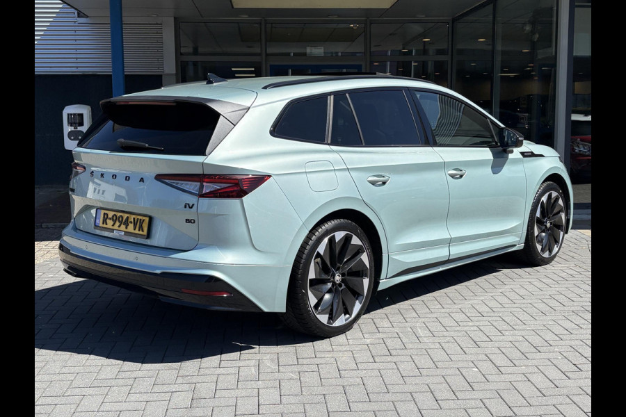 Škoda ENYAQ iV 80 Sportline | Panoramadak | Wegklapbare Trekhaak | Achteruitrijcamera | 21 Inch |