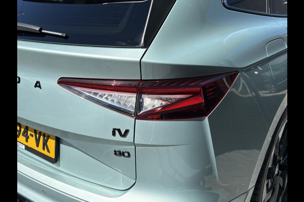 Škoda ENYAQ iV 80 Sportline | Panoramadak | Wegklapbare Trekhaak | Achteruitrijcamera | 21 Inch |