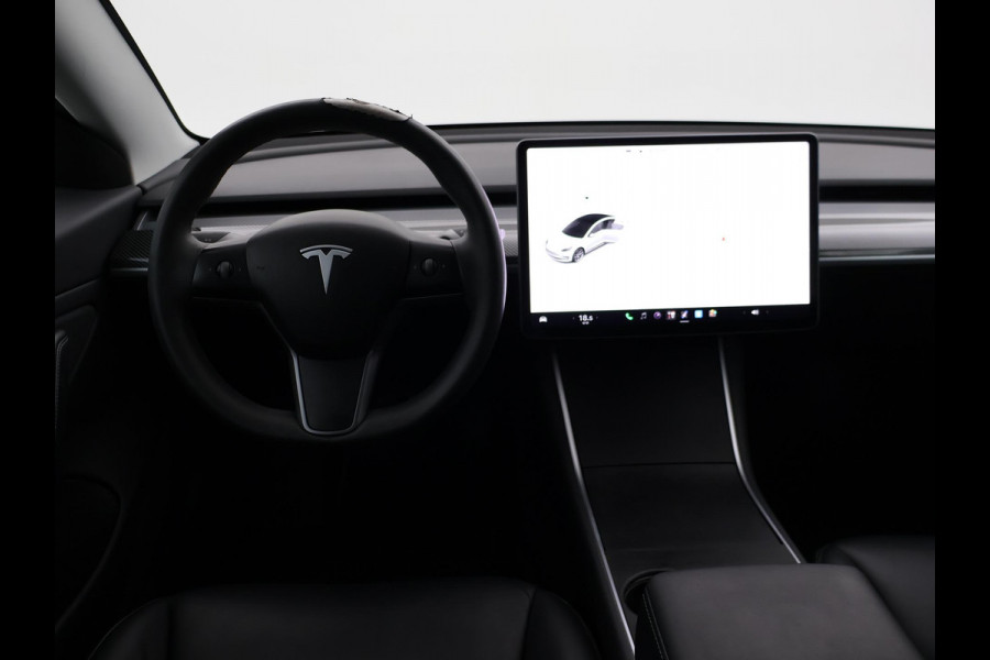 Tesla Model 3 LONG RANGE AWD 75 kWh + CARBON DASHBOARDINLEG | ZWART LEDER | STOELVERW. V+A