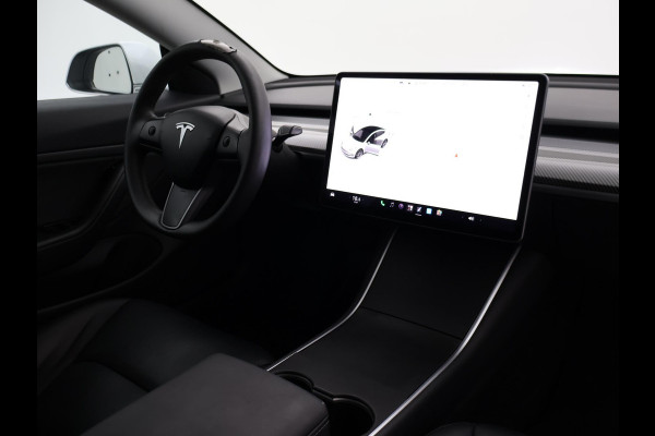 Tesla Model 3 LONG RANGE AWD 75 kWh + CARBON DASHBOARDINLEG | ZWART LEDER | STOELVERW. V+A