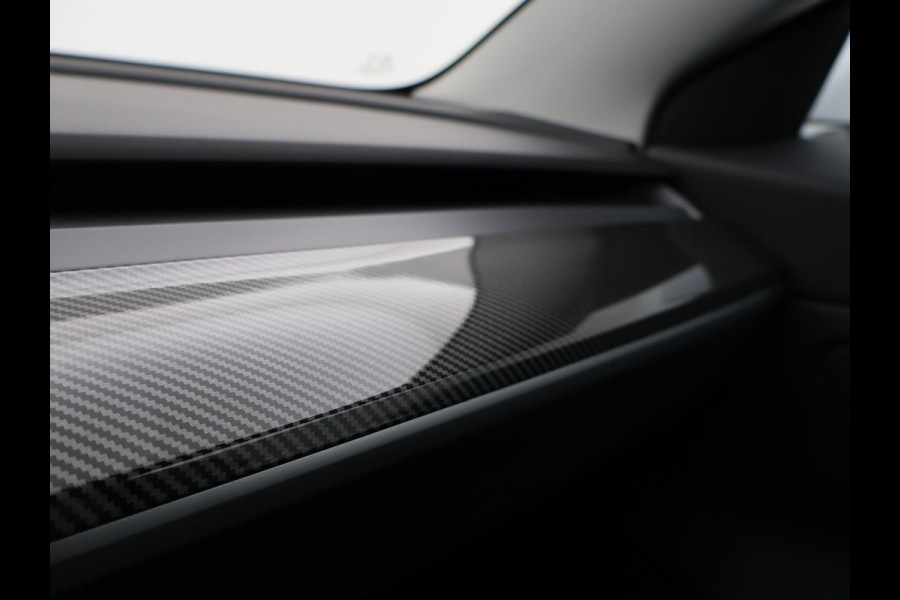 Tesla Model 3 LONG RANGE AWD 75 kWh + CARBON DASHBOARDINLEG | ZWART LEDER | STOELVERW. V+A