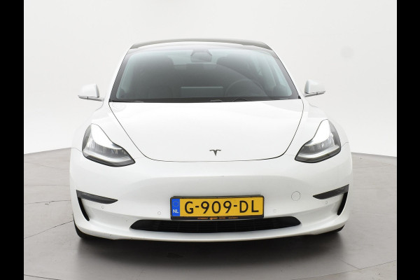 Tesla Model 3 LONG RANGE AWD 75 kWh + CARBON DASHBOARDINLEG | ZWART LEDER | STOELVERW. V+A