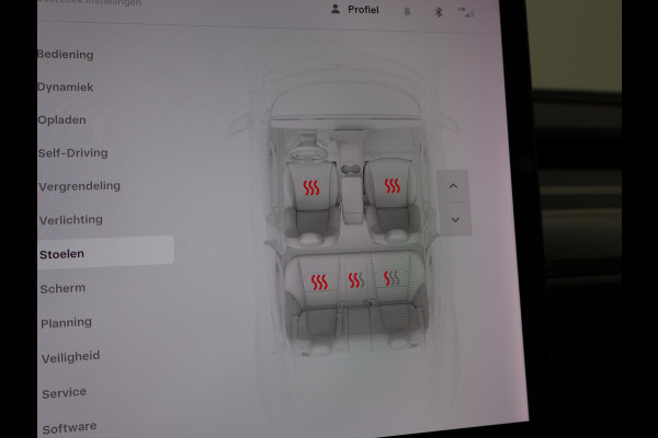 Tesla Model 3 LONG RANGE AWD 75 kWh + CARBON DASHBOARDINLEG | ZWART LEDER | STOELVERW. V+A