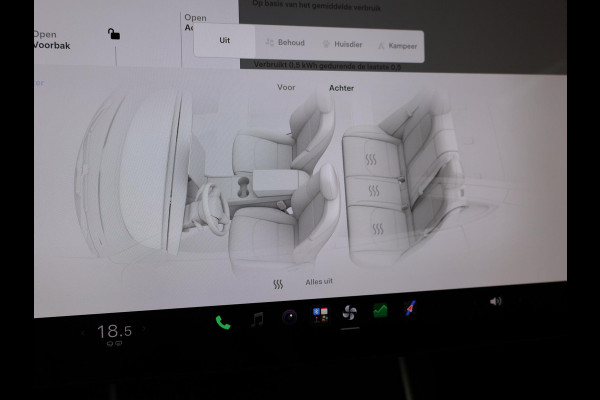Tesla Model 3 LONG RANGE AWD 75 kWh + CARBON DASHBOARDINLEG | ZWART LEDER | STOELVERW. V+A