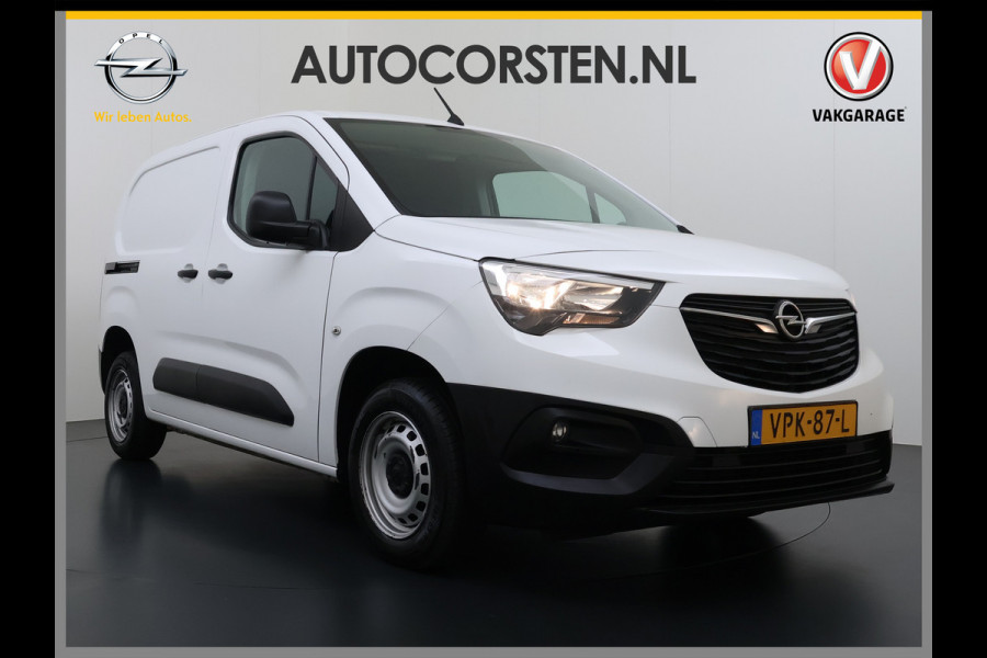 Opel Combo 1.5D L1H1 Navi Dab AppleCarplay AndroidAuto CruiseControl Airco SchuifdeurRechts Pdc Boordcomputer Elek.Ramen/Spiegels Usb Stuurbekrachtiging Mistlampen