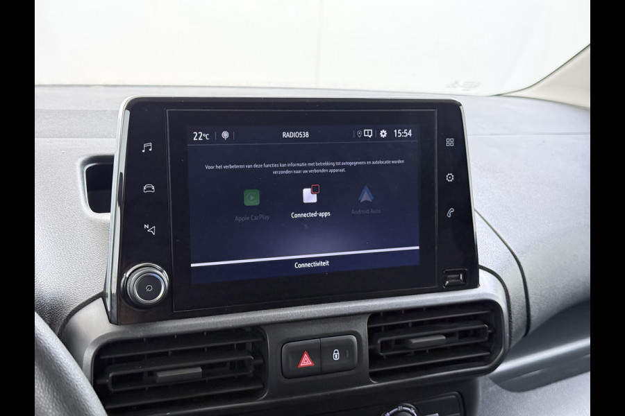Opel Combo 1.5D L1H1 Navi Dab AppleCarplay AndroidAuto CruiseControl Airco SchuifdeurRechts Pdc Boordcomputer Elek.Ramen/Spiegels Usb Stuurbekrachtiging Mistlampen