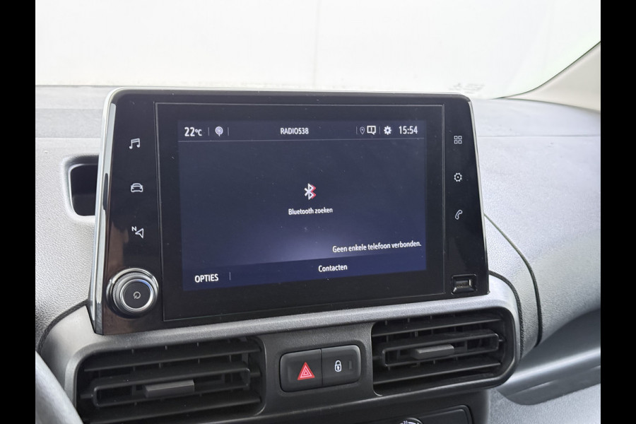 Opel Combo 1.5D L1H1 Navi Dab AppleCarplay AndroidAuto CruiseControl Airco SchuifdeurRechts Pdc Boordcomputer Elek.Ramen/Spiegels Usb Stuurbekrachtiging Mistlampen
