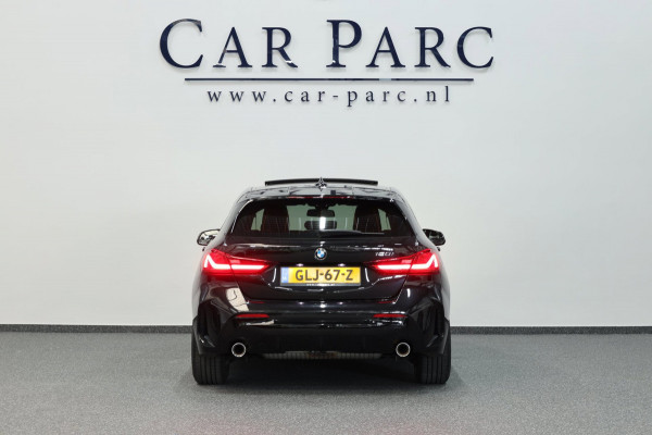 BMW 1-serie 120i M-SPORT 178+PK LED+XENON/HUD/VIRTUAL/SFEER/PANORAMADAK/HALF LEDER+S.VERWARMING/LMV/CRUISE/ECC/12 MDN GARANTIE!