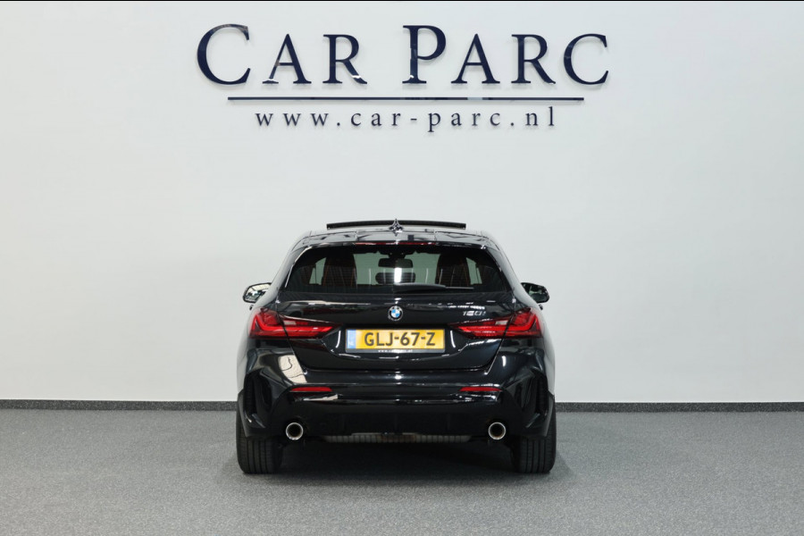 BMW 1-serie 120i M-SPORT 178+PK LED+XENON/HUD/VIRTUAL/SFEER/PANORAMADAK/HALF LEDER+S.VERWARMING/LMV/CRUISE/ECC/12 MDN GARANTIE!