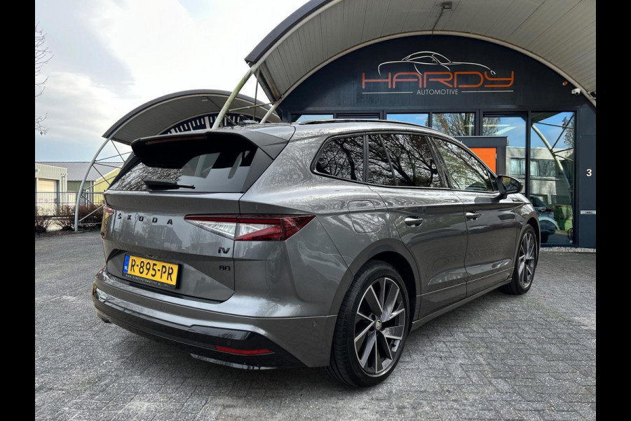 Škoda ENYAQ iV 80 Limited Edition Sportline 96% SOH Trekhaak 1e EIG NL-Auto Rijklaarprijs!