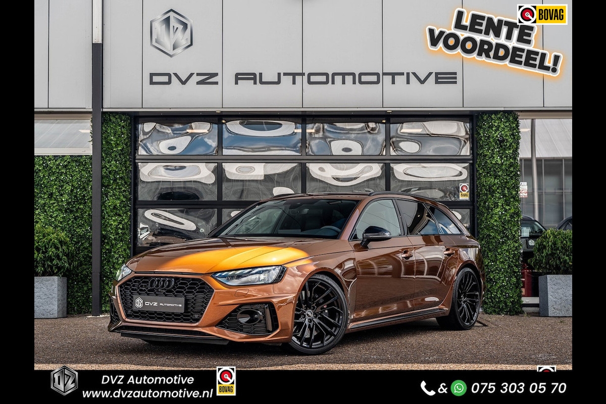 Audi A4 Avant RS4 2.9 TFSI 450PK Quattro | RS Dynamic | B&O Sound | Sport Uitlaat | Black Optik | BTW