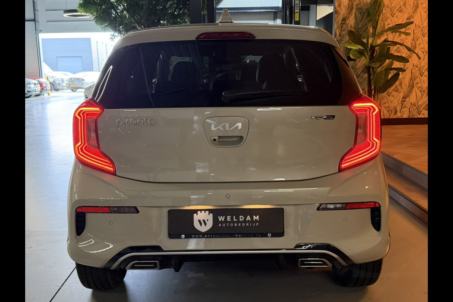 Kia Picanto 1.2 GT-Line Garantie Carplay Camera Leder StuurVW StoelVW Keyless Cruise Navi Clima Led Dab Rijklaar