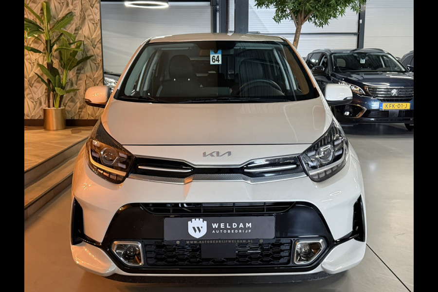 Kia Picanto 1.2 GT-Line Garantie Carplay Camera Leder StuurVW StoelVW Keyless Cruise Navi Clima Led Dab Rijklaar