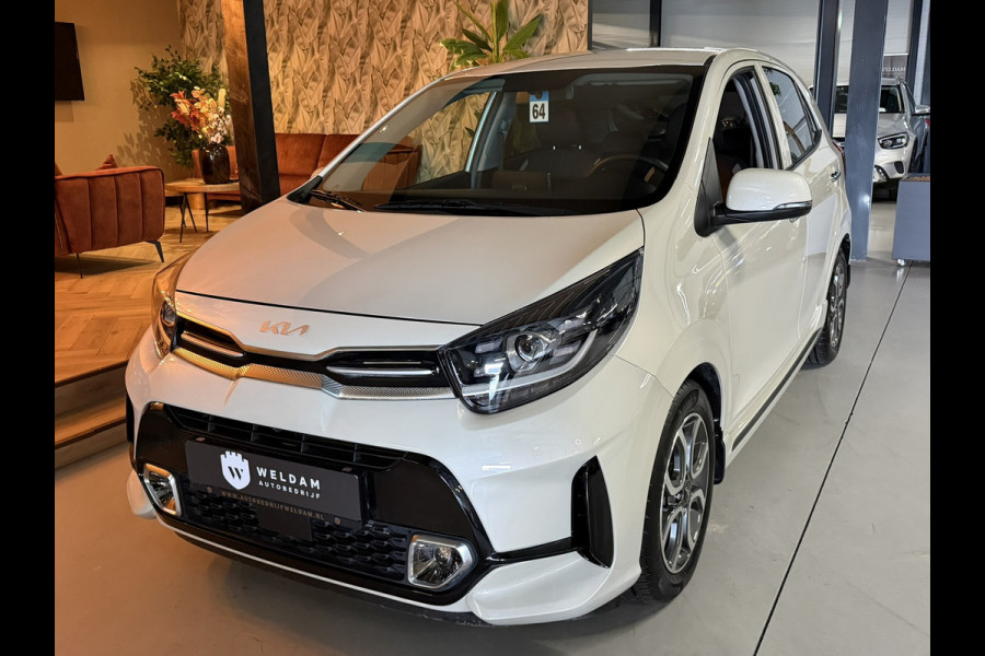 Kia Picanto 1.2 GT-Line Garantie Carplay Camera Leder StuurVW StoelVW Keyless Cruise Navi Clima Led Dab Rijklaar