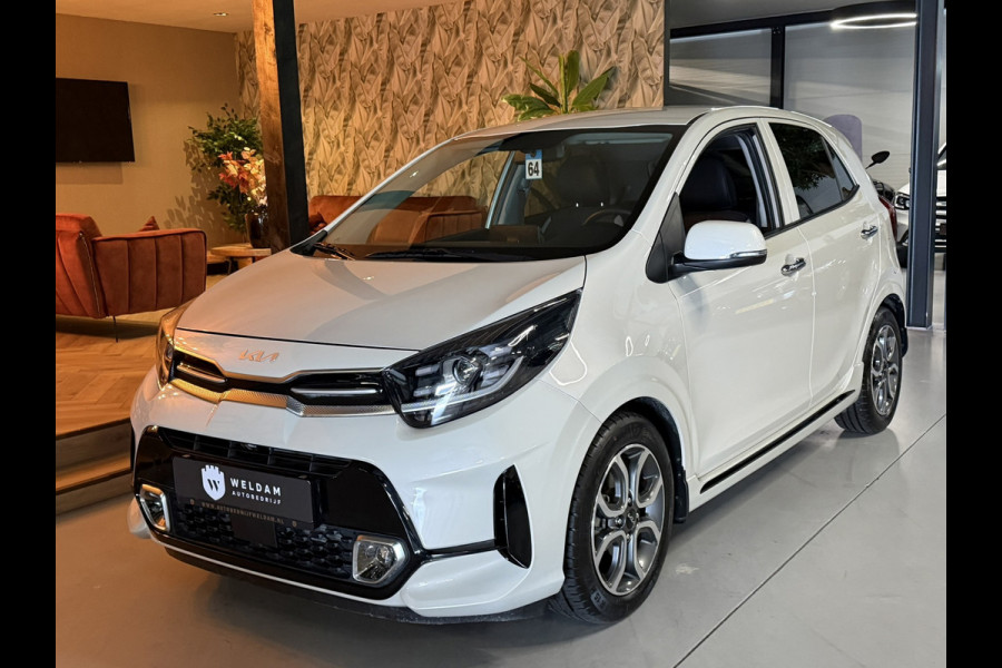 Kia Picanto 1.2 GT-Line Garantie Carplay Camera Leder StuurVW StoelVW Keyless Cruise Navi Clima Led Dab Rijklaar