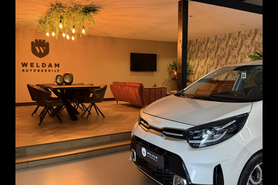 Kia Picanto 1.2 GT-Line Garantie Carplay Camera Leder StuurVW StoelVW Keyless Cruise Navi Clima Led Dab Rijklaar