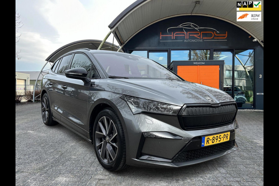 Škoda ENYAQ iV 80 Limited Edition Sportline 96% SOH Trekhaak 1e EIG NL-Auto Rijklaarprijs!