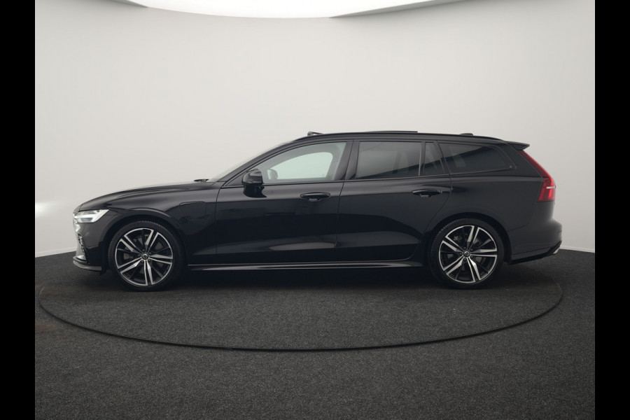 Volvo V60 T6 Recharge AWD R-Design LONG RANGE PHEV 350pk Dealer O.H. | Panodak | Camera | Harman / Kardon | Lederen Sportstoelen Memory & Verwarmd | Apple Carplay | Keyless | Stuur Verwarmd | Navigatie | DAB | 19"L.M | Plug In Hybrid |