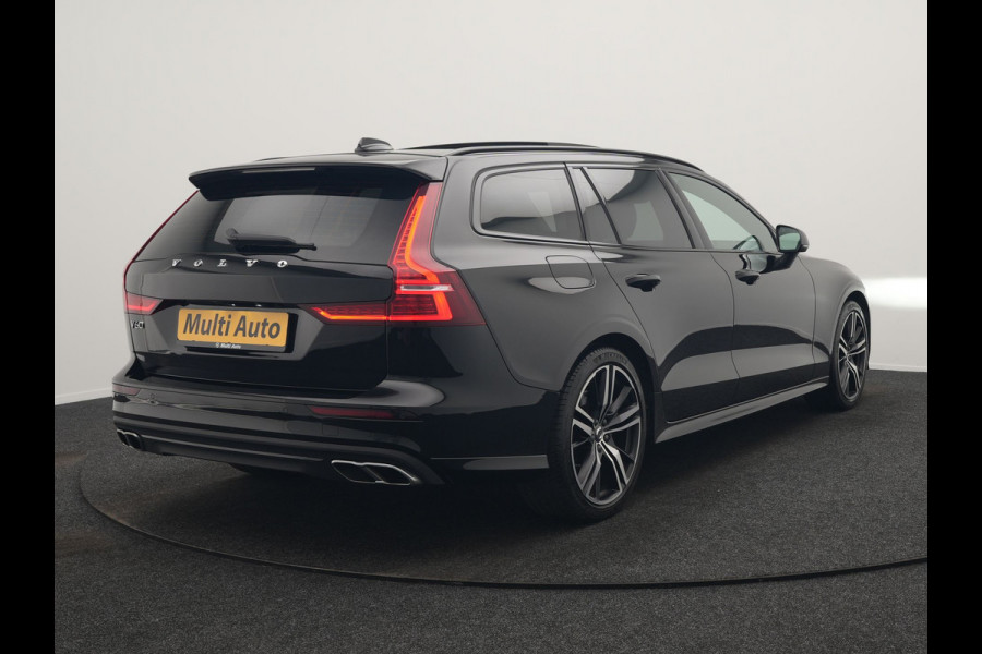 Volvo V60 T6 Recharge AWD R-Design LONG RANGE PHEV 350pk Dealer O.H. | Panodak | Camera | Harman / Kardon | Lederen Sportstoelen Memory & Verwarmd | Apple Carplay | Keyless | Stuur Verwarmd | Navigatie | DAB | 19"L.M | Plug In Hybrid |