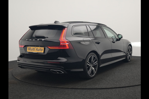 Volvo V60 T6 Recharge AWD R-Design LONG RANGE PHEV 350pk Dealer O.H. | Panodak | Camera | Harman / Kardon | Lederen Sportstoelen Memory & Verwarmd | Apple Carplay | Keyless | Stuur Verwarmd | Navigatie | DAB | 19"L.M | Plug In Hybrid |