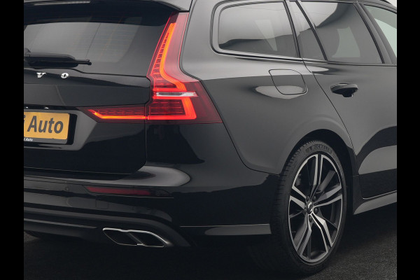 Volvo V60 T6 Recharge AWD R-Design LONG RANGE PHEV 350pk Dealer O.H. | Panodak | Camera | Harman / Kardon | Lederen Sportstoelen Memory & Verwarmd | Apple Carplay | Keyless | Stuur Verwarmd | Navigatie | DAB | 19"L.M | Plug In Hybrid |