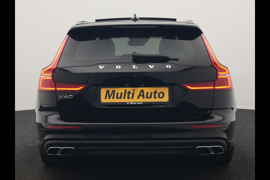 Volvo V60 T6 Recharge AWD R-Design LONG RANGE PHEV 350pk Dealer O.H. | Panodak | Camera | Harman / Kardon | Lederen Sportstoelen Memory & Verwarmd | Apple Carplay | Keyless | Stuur Verwarmd | Navigatie | DAB | 19"L.M | Plug In Hybrid |
