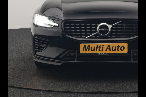 Volvo V60 T6 Recharge AWD R-Design LONG RANGE PHEV 350pk Dealer O.H. | Panodak | Camera | Harman / Kardon | Lederen Sportstoelen Memory & Verwarmd | Apple Carplay | Keyless | Stuur Verwarmd | Navigatie | DAB | 19"L.M | Plug In Hybrid |