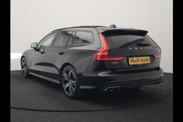 Volvo V60 T6 Recharge AWD R-Design LONG RANGE PHEV 350pk Dealer O.H. | Panodak | Camera | Harman / Kardon | Lederen Sportstoelen Memory & Verwarmd | Apple Carplay | Keyless | Stuur Verwarmd | Navigatie | DAB | 19"L.M | Plug In Hybrid |