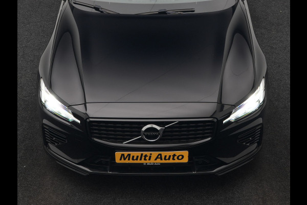Volvo V60 T6 Recharge AWD R-Design LONG RANGE PHEV 350pk Dealer O.H. | Panodak | Camera | Harman / Kardon | Lederen Sportstoelen Memory & Verwarmd | Apple Carplay | Keyless | Stuur Verwarmd | Navigatie | DAB | 19"L.M | Plug In Hybrid |