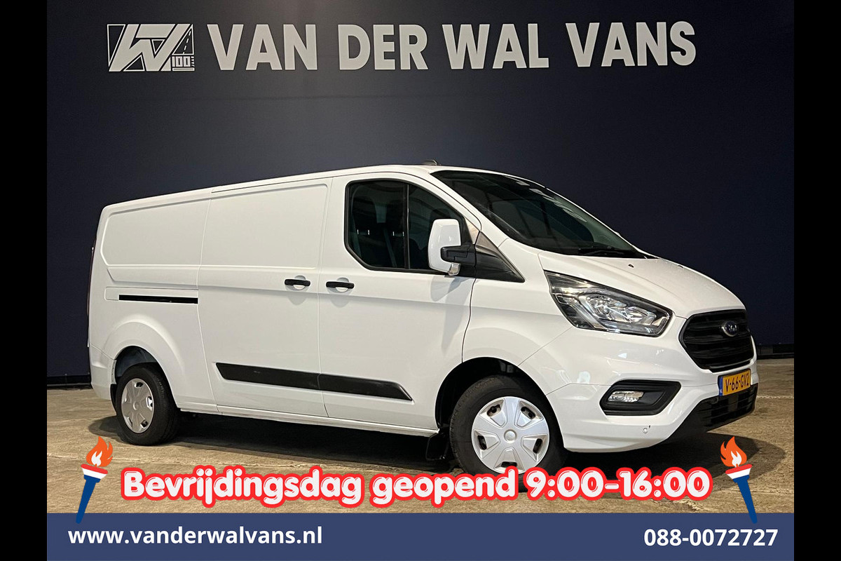 Ford Transit Custom 2.0 TDCI L2H1 Euro6 *Rijklaar Direct Rijden* Airco | Camera | 2800kg trekvermogen | Apple Carplay | Cruisecontrol | LED | Parkee Android Auto, Verwarmde voorruit, Bijrijdersbank