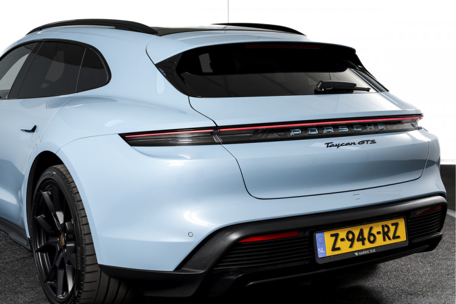 Porsche Taycan Sport Turismo GTS 93 kWh | SOH 95% | Sport Chrono | Pano | Luchtvering | Bose | ACC | 360 Camera | Stoel-+Stuuverw. | RS Spyder velgen 21" |