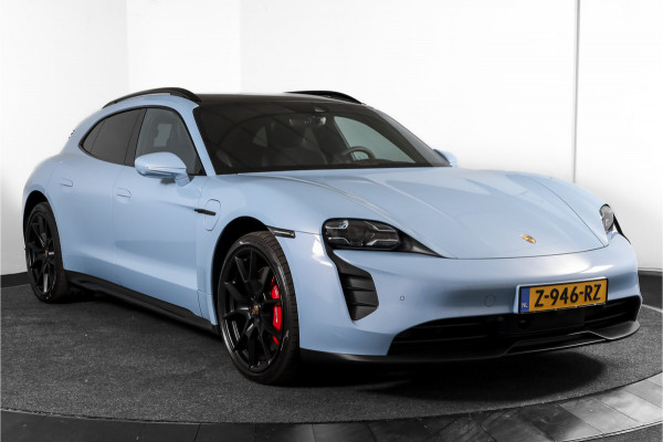 Porsche Taycan Sport Turismo GTS 93 kWh | SOH 95% | Sport Chrono | Pano | Luchtvering | Bose | ACC | 360 Camera | Stoel-+Stuuverw. | RS Spyder velgen 21" |