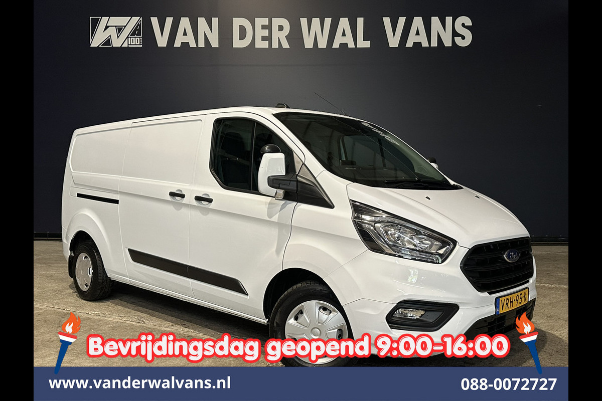 Ford Transit Custom 2.0 TDCI 130pk L2H1 *Rijklaar Direct Rijden* Euro6 Airco | Camera | LED | Cruisecontrol | Stoelverwarming Verwarmde voorruit, Parkeersensoren, Bijrijdersbank, 2800kg trekvermogen