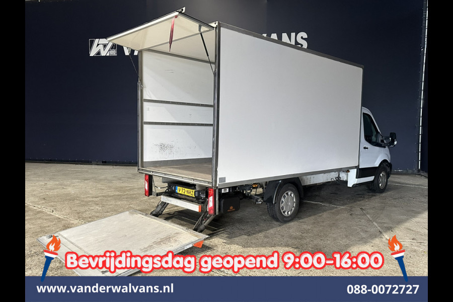 Ford Transit 2.0 TDCI 161pk Bakwagen Laadklep Euro6 Airco | Cruisecontrol | Verwarmde voorruit | 1040kg laadvermogen Bijrijdersbank